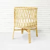 Round Rattan Bassinet