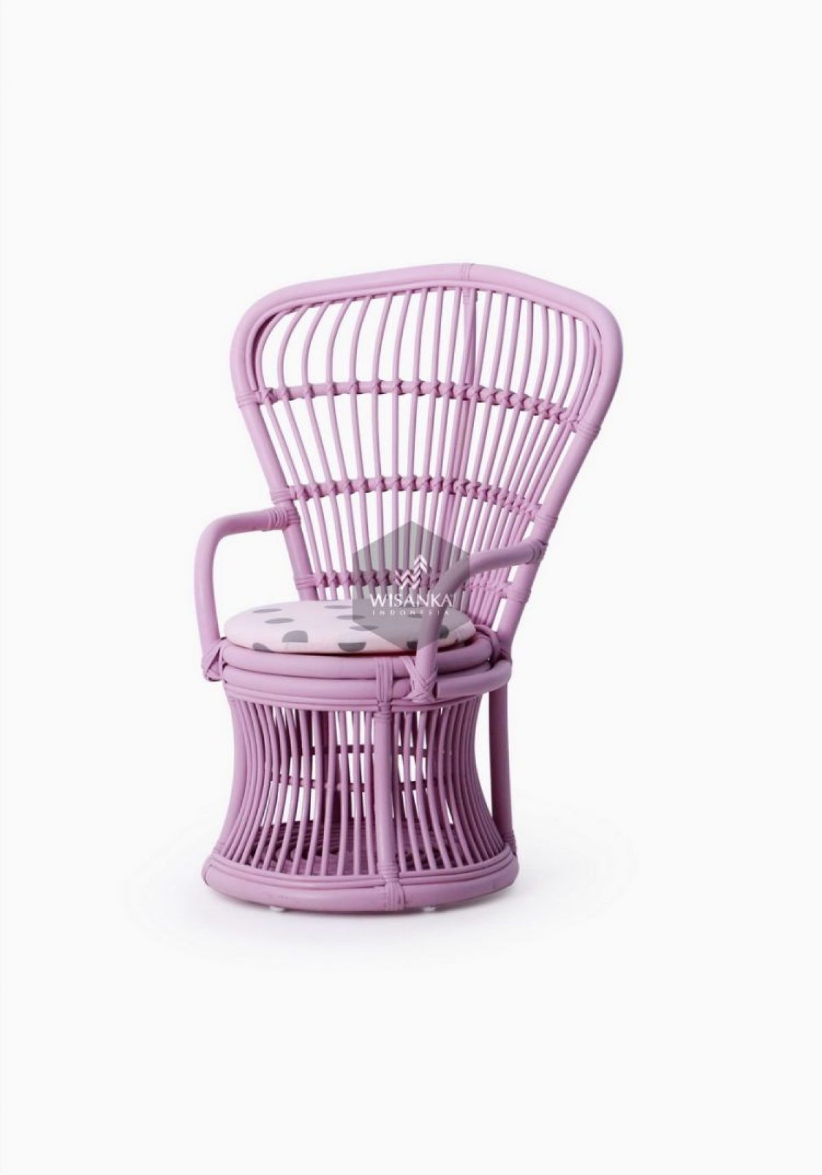 pink cane chair