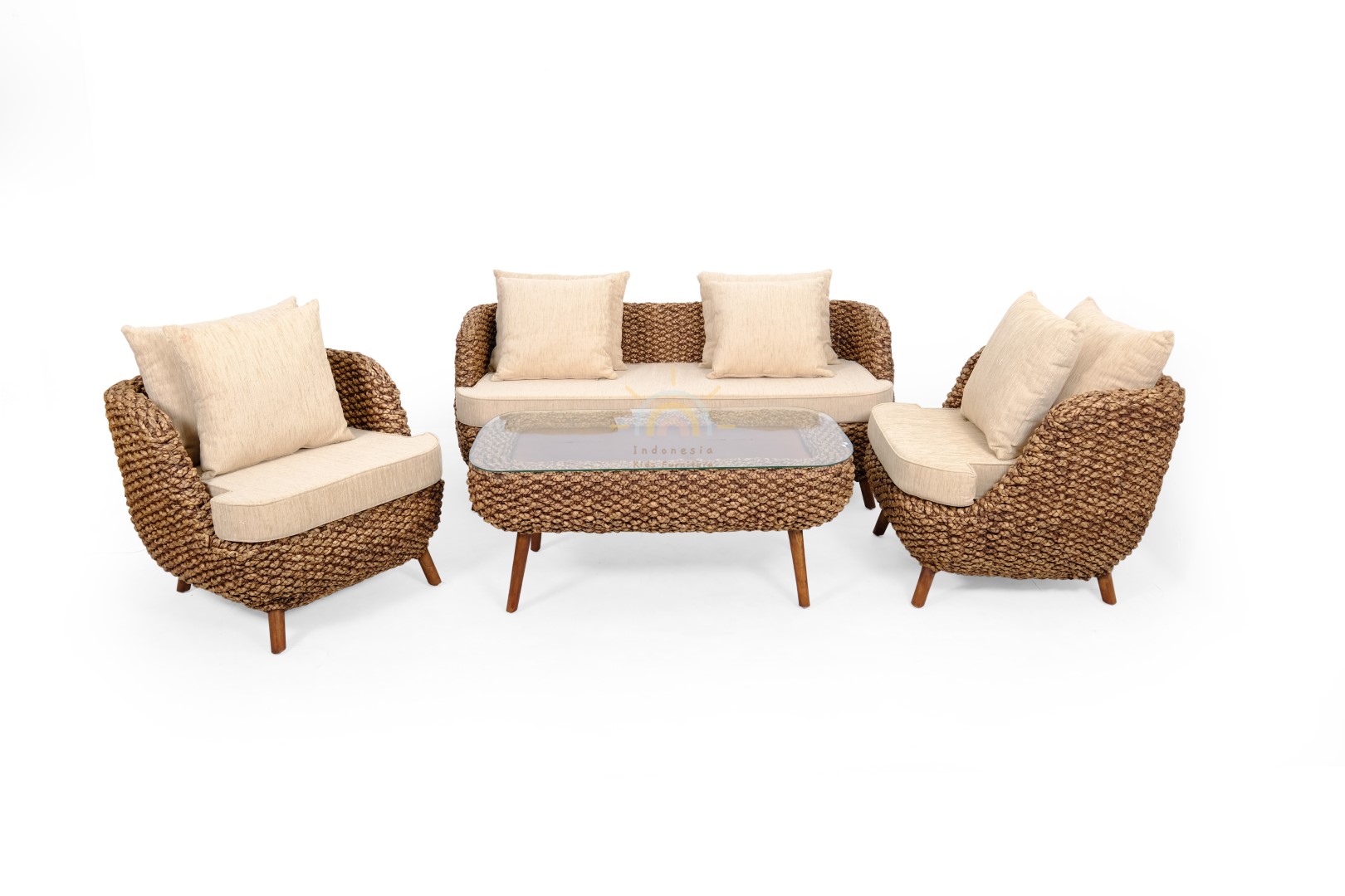 Reema Round Rattan Basket - Indonesia Rattan Furniture | Kids Furniture