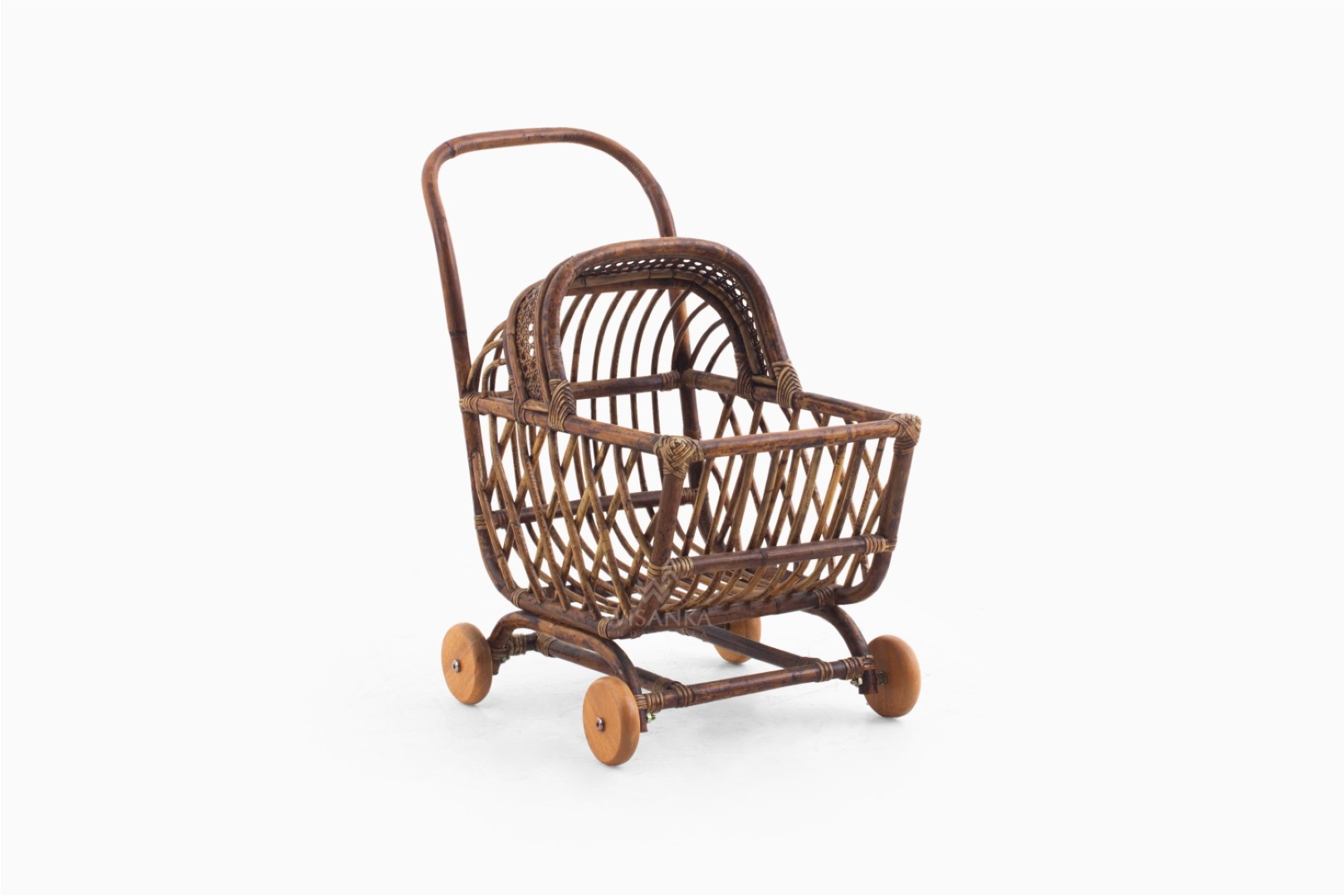 Juno Rattan Doll Pram | Indonesia Rattan Furniture | Kids Furniture